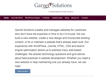 Tablet Screenshot of garnet-solutions.com